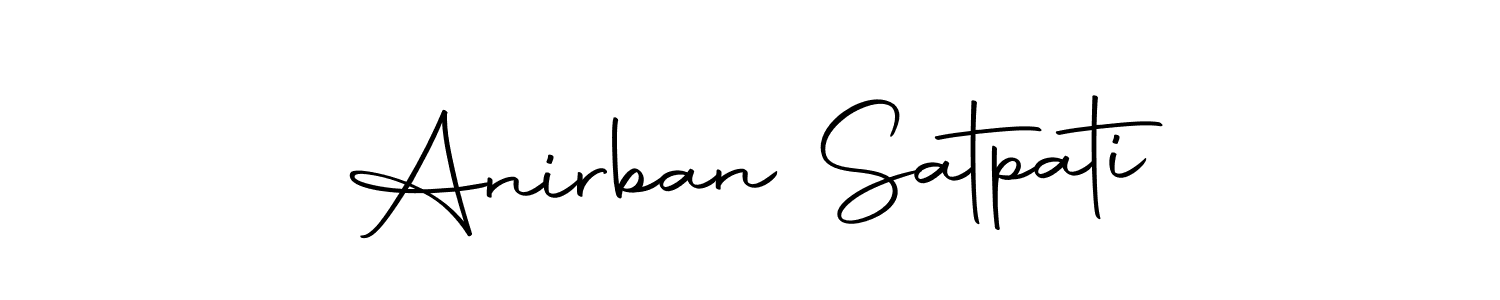 You should practise on your own different ways (Autography-DOLnW) to write your name (Anirban Satpati) in signature. don't let someone else do it for you. Anirban Satpati signature style 10 images and pictures png