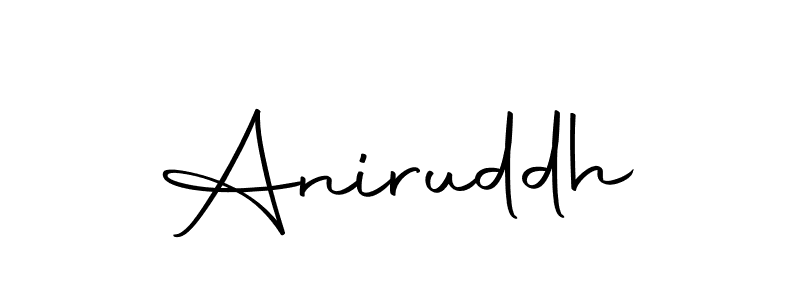 Make a beautiful signature design for name Aniruddh. With this signature (Autography-DOLnW) style, you can create a handwritten signature for free. Aniruddh signature style 10 images and pictures png