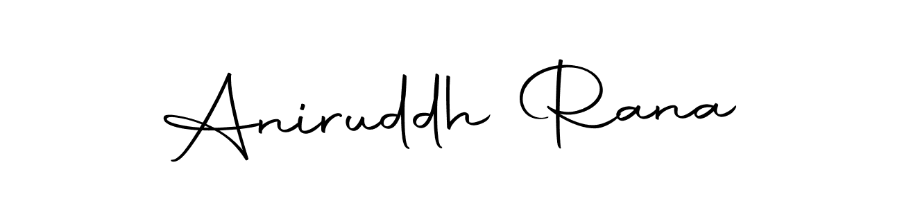 Create a beautiful signature design for name Aniruddh Rana. With this signature (Autography-DOLnW) fonts, you can make a handwritten signature for free. Aniruddh Rana signature style 10 images and pictures png