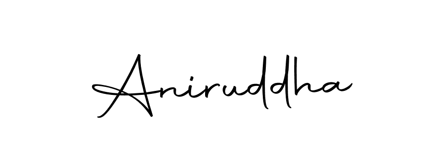 Use a signature maker to create a handwritten signature online. With this signature software, you can design (Autography-DOLnW) your own signature for name Aniruddha. Aniruddha signature style 10 images and pictures png