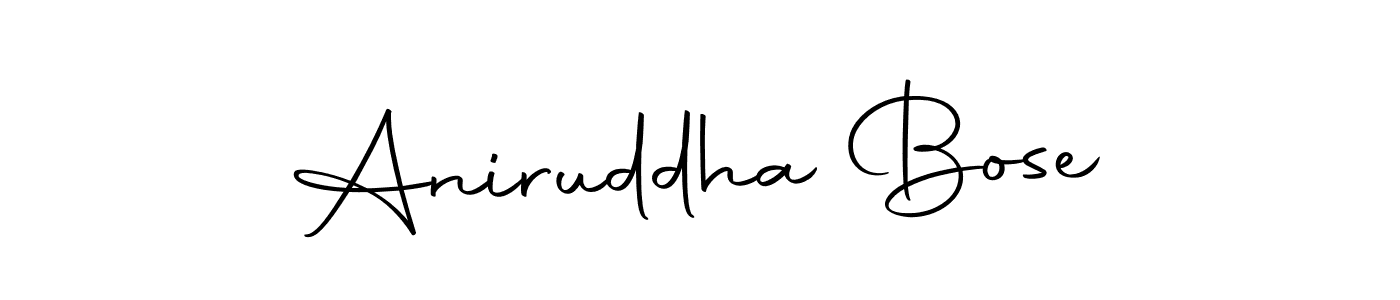 You should practise on your own different ways (Autography-DOLnW) to write your name (Aniruddha Bose) in signature. don't let someone else do it for you. Aniruddha Bose signature style 10 images and pictures png