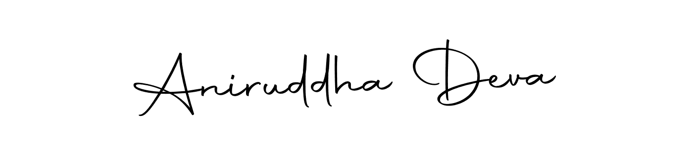 Make a beautiful signature design for name Aniruddha Deva. Use this online signature maker to create a handwritten signature for free. Aniruddha Deva signature style 10 images and pictures png