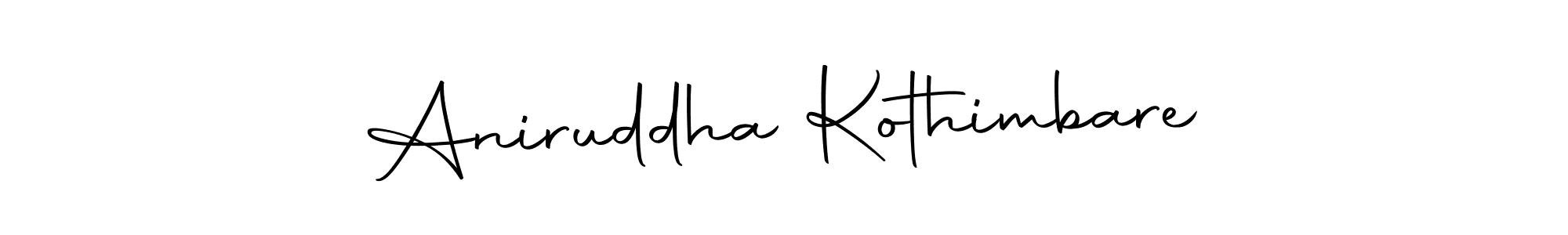 How to make Aniruddha Kothimbare signature? Autography-DOLnW is a professional autograph style. Create handwritten signature for Aniruddha Kothimbare name. Aniruddha Kothimbare signature style 10 images and pictures png