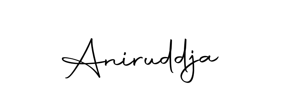 Design your own signature with our free online signature maker. With this signature software, you can create a handwritten (Autography-DOLnW) signature for name Aniruddja. Aniruddja signature style 10 images and pictures png