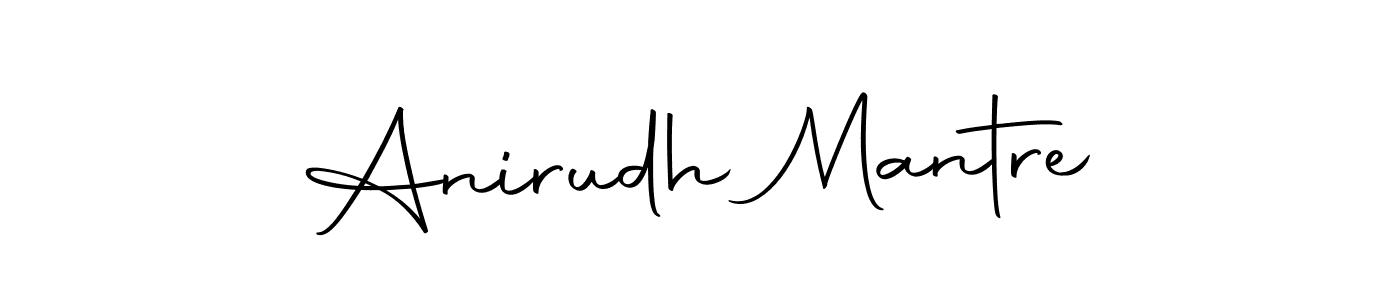 You can use this online signature creator to create a handwritten signature for the name Anirudh Mantre. This is the best online autograph maker. Anirudh Mantre signature style 10 images and pictures png