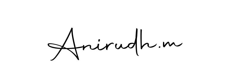 You can use this online signature creator to create a handwritten signature for the name Anirudh.m. This is the best online autograph maker. Anirudh.m signature style 10 images and pictures png