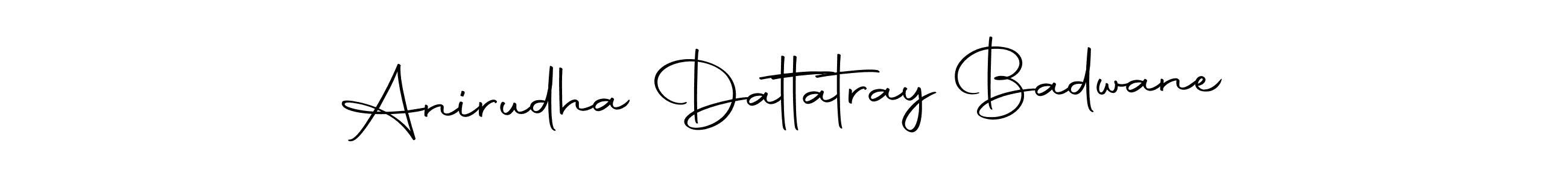 Similarly Autography-DOLnW is the best handwritten signature design. Signature creator online .You can use it as an online autograph creator for name Anirudha Dattatray Badwane. Anirudha Dattatray Badwane signature style 10 images and pictures png