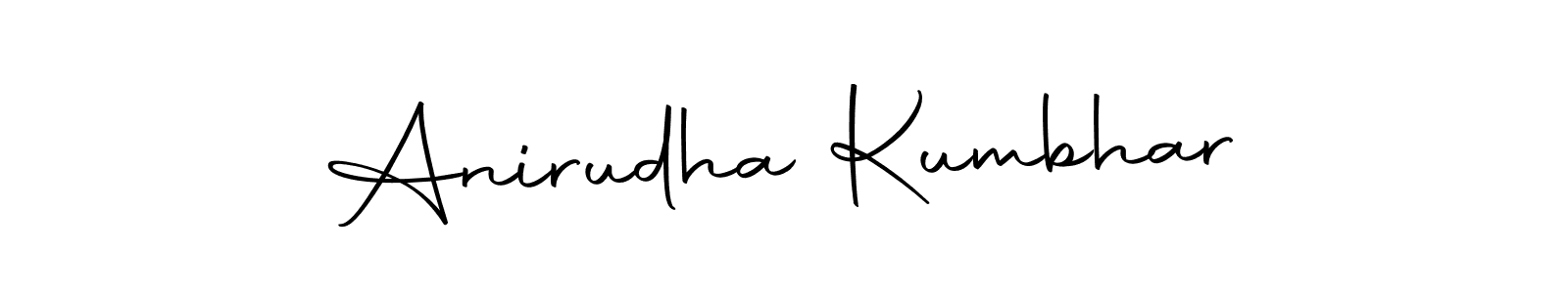 if you are searching for the best signature style for your name Anirudha Kumbhar. so please give up your signature search. here we have designed multiple signature styles  using Autography-DOLnW. Anirudha Kumbhar signature style 10 images and pictures png