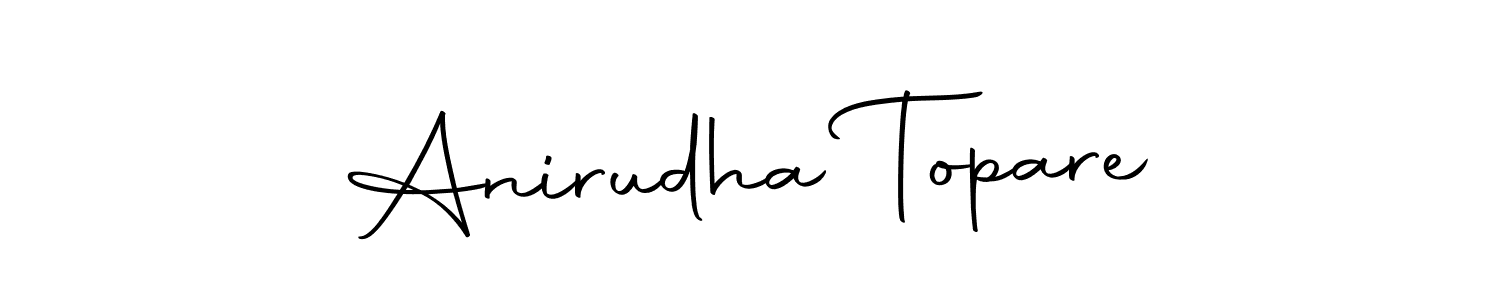 This is the best signature style for the Anirudha Topare name. Also you like these signature font (Autography-DOLnW). Mix name signature. Anirudha Topare signature style 10 images and pictures png