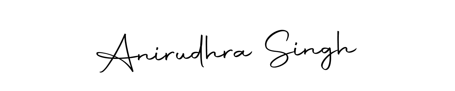 How to make Anirudhra Singh signature? Autography-DOLnW is a professional autograph style. Create handwritten signature for Anirudhra Singh name. Anirudhra Singh signature style 10 images and pictures png