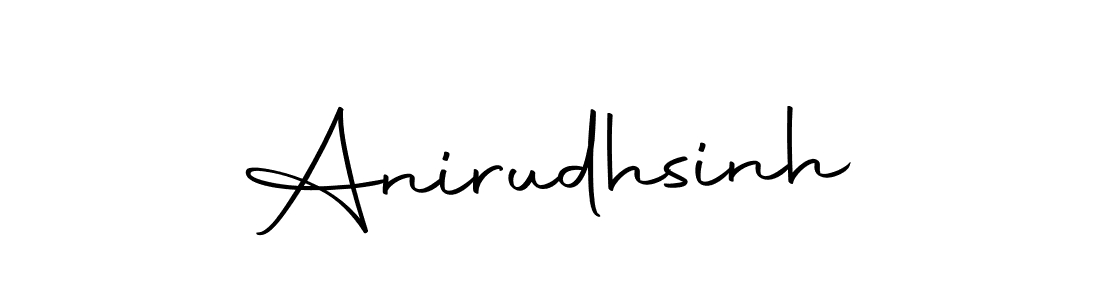 Design your own signature with our free online signature maker. With this signature software, you can create a handwritten (Autography-DOLnW) signature for name Anirudhsinh. Anirudhsinh signature style 10 images and pictures png