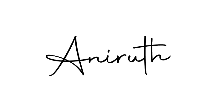 if you are searching for the best signature style for your name Aniruth. so please give up your signature search. here we have designed multiple signature styles  using Autography-DOLnW. Aniruth signature style 10 images and pictures png