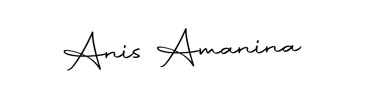 How to make Anis Amanina signature? Autography-DOLnW is a professional autograph style. Create handwritten signature for Anis Amanina name. Anis Amanina signature style 10 images and pictures png