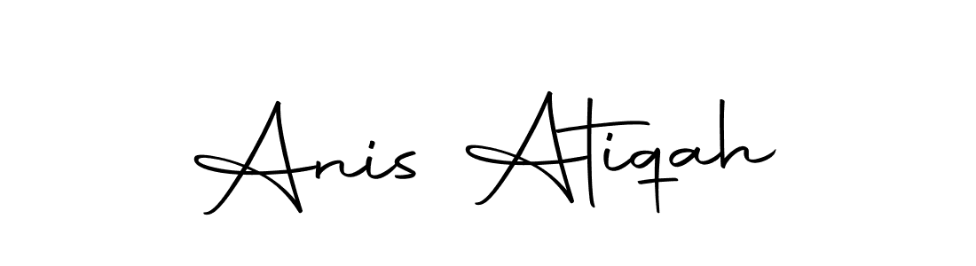 Make a beautiful signature design for name Anis Atiqah. Use this online signature maker to create a handwritten signature for free. Anis Atiqah signature style 10 images and pictures png