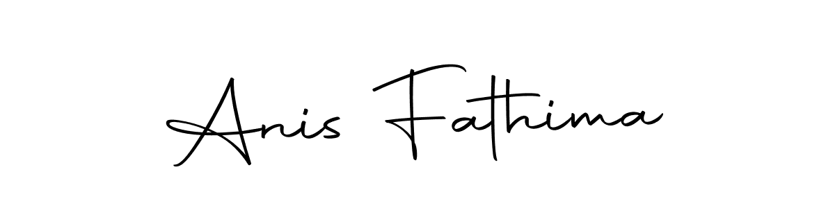Design your own signature with our free online signature maker. With this signature software, you can create a handwritten (Autography-DOLnW) signature for name Anis Fathima. Anis Fathima signature style 10 images and pictures png