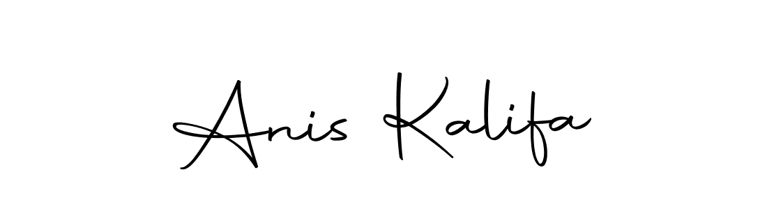 Make a beautiful signature design for name Anis Kalifa. Use this online signature maker to create a handwritten signature for free. Anis Kalifa signature style 10 images and pictures png