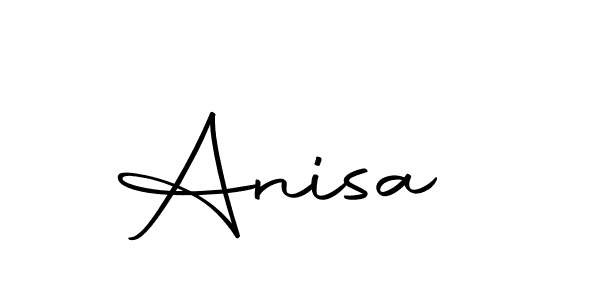 How to make Anisa  name signature. Use Autography-DOLnW style for creating short signs online. This is the latest handwritten sign. Anisa  signature style 10 images and pictures png