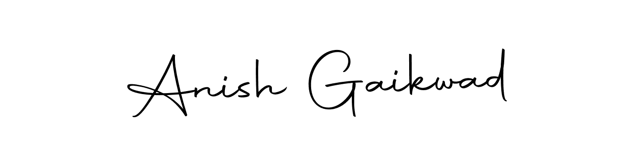 Create a beautiful signature design for name Anish Gaikwad. With this signature (Autography-DOLnW) fonts, you can make a handwritten signature for free. Anish Gaikwad signature style 10 images and pictures png