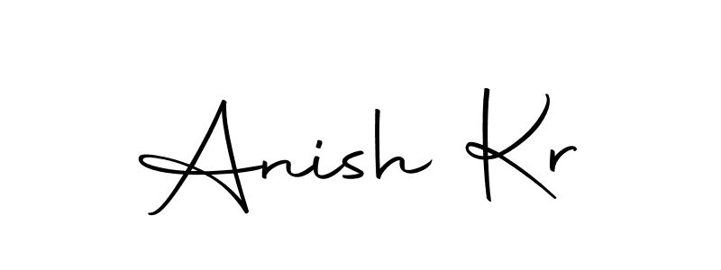 Here are the top 10 professional signature styles for the name Anish Kr. These are the best autograph styles you can use for your name. Anish Kr signature style 10 images and pictures png