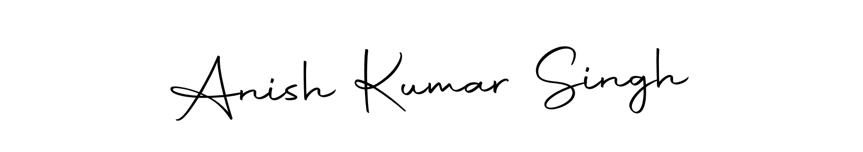 Similarly Autography-DOLnW is the best handwritten signature design. Signature creator online .You can use it as an online autograph creator for name Anish Kumar Singh. Anish Kumar Singh signature style 10 images and pictures png