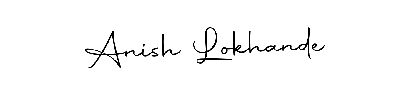 This is the best signature style for the Anish Lokhande name. Also you like these signature font (Autography-DOLnW). Mix name signature. Anish Lokhande signature style 10 images and pictures png