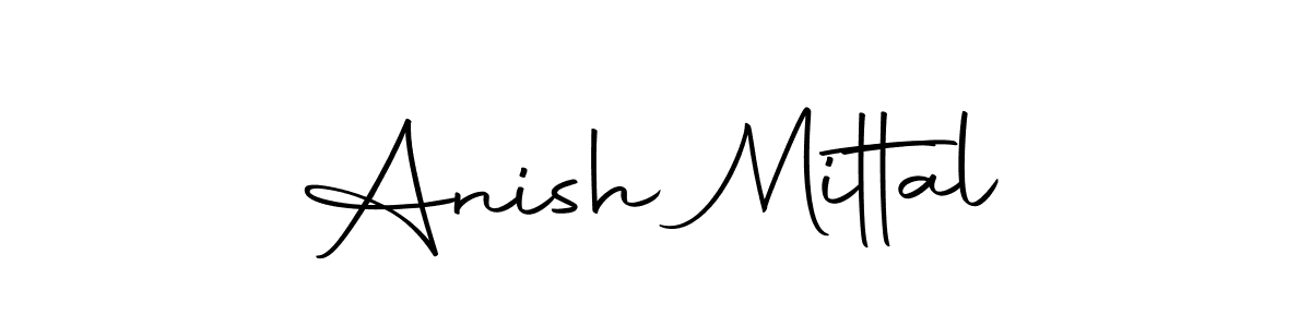 Make a beautiful signature design for name Anish Mittal. Use this online signature maker to create a handwritten signature for free. Anish Mittal signature style 10 images and pictures png