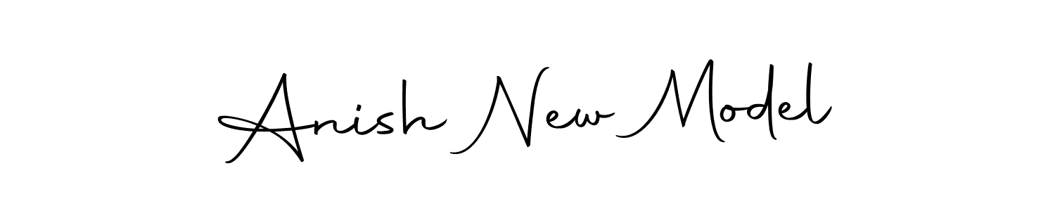 Design your own signature with our free online signature maker. With this signature software, you can create a handwritten (Autography-DOLnW) signature for name Anish New Model. Anish New Model signature style 10 images and pictures png