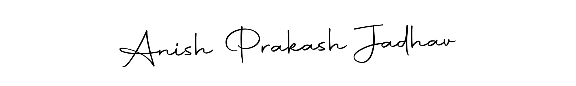 Design your own signature with our free online signature maker. With this signature software, you can create a handwritten (Autography-DOLnW) signature for name Anish Prakash Jadhav. Anish Prakash Jadhav signature style 10 images and pictures png