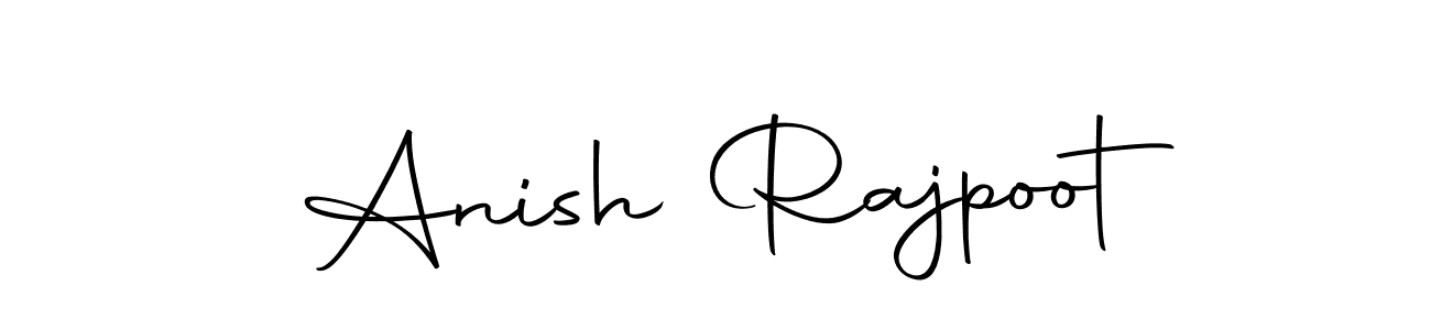 Use a signature maker to create a handwritten signature online. With this signature software, you can design (Autography-DOLnW) your own signature for name Anish Rajpoot. Anish Rajpoot signature style 10 images and pictures png