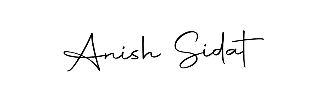 Make a short Anish Sidat signature style. Manage your documents anywhere anytime using Autography-DOLnW. Create and add eSignatures, submit forms, share and send files easily. Anish Sidat signature style 10 images and pictures png