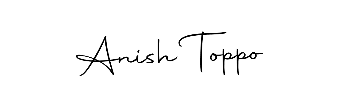 Design your own signature with our free online signature maker. With this signature software, you can create a handwritten (Autography-DOLnW) signature for name Anish Toppo. Anish Toppo signature style 10 images and pictures png