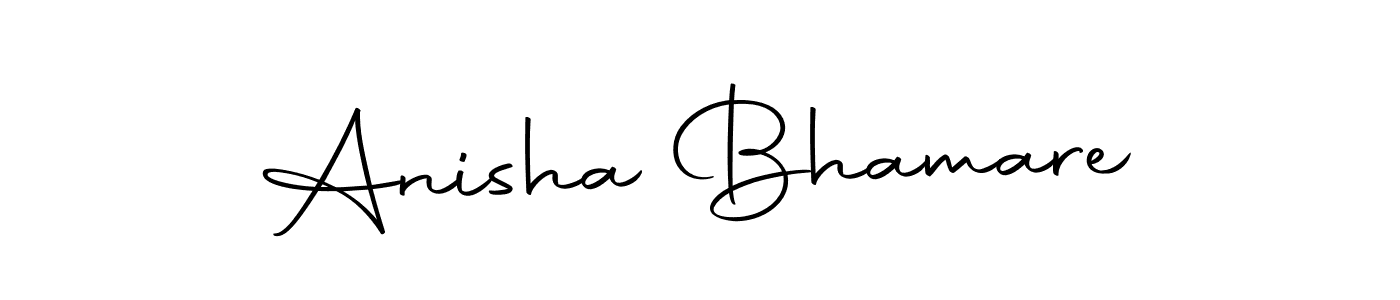 The best way (Autography-DOLnW) to make a short signature is to pick only two or three words in your name. The name Anisha Bhamare include a total of six letters. For converting this name. Anisha Bhamare signature style 10 images and pictures png