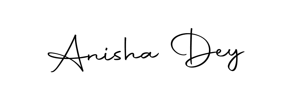 Make a short Anisha Dey signature style. Manage your documents anywhere anytime using Autography-DOLnW. Create and add eSignatures, submit forms, share and send files easily. Anisha Dey signature style 10 images and pictures png