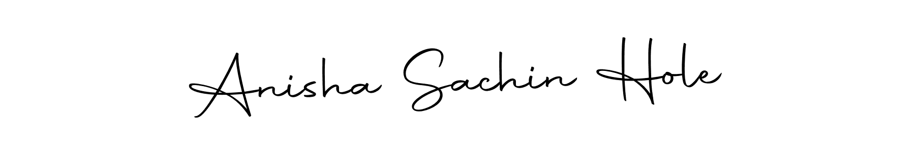 Make a beautiful signature design for name Anisha Sachin Hole. With this signature (Autography-DOLnW) style, you can create a handwritten signature for free. Anisha Sachin Hole signature style 10 images and pictures png