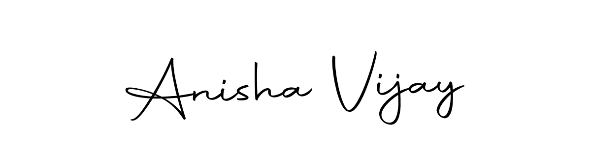 Use a signature maker to create a handwritten signature online. With this signature software, you can design (Autography-DOLnW) your own signature for name Anisha Vijay. Anisha Vijay signature style 10 images and pictures png