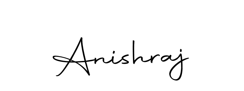 Create a beautiful signature design for name Anishraj. With this signature (Autography-DOLnW) fonts, you can make a handwritten signature for free. Anishraj signature style 10 images and pictures png