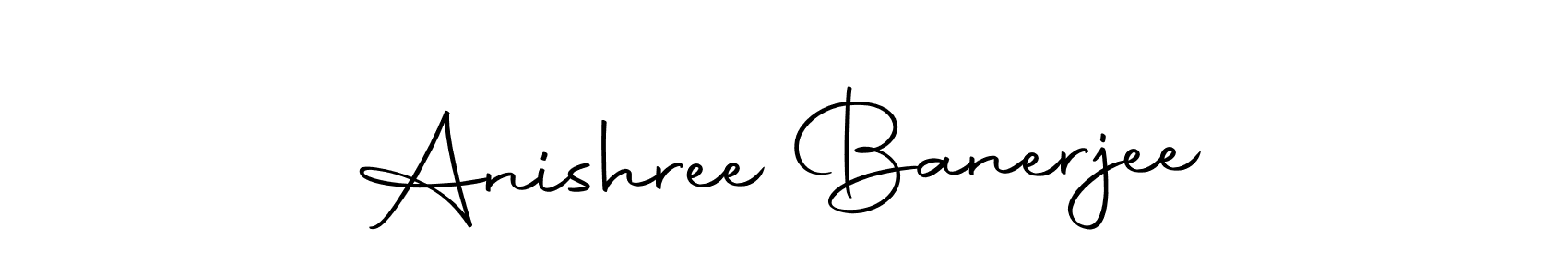 How to make Anishree Banerjee signature? Autography-DOLnW is a professional autograph style. Create handwritten signature for Anishree Banerjee name. Anishree Banerjee signature style 10 images and pictures png