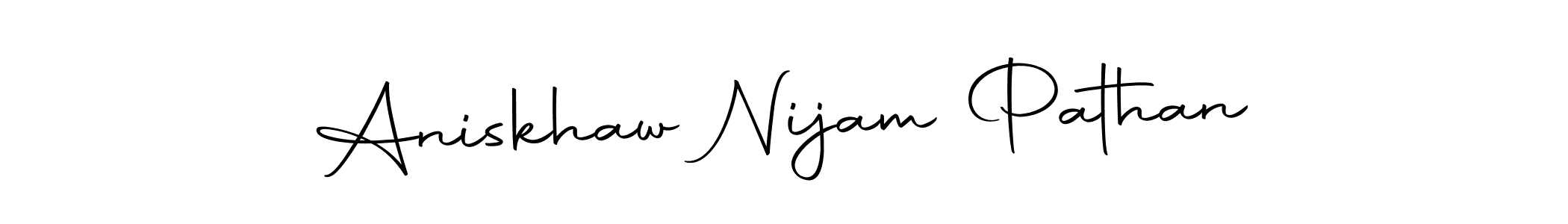 How to Draw Aniskhaw Nijam Pathan signature style? Autography-DOLnW is a latest design signature styles for name Aniskhaw Nijam Pathan. Aniskhaw Nijam Pathan signature style 10 images and pictures png