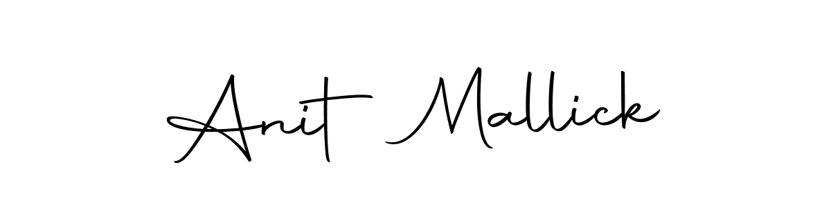 Design your own signature with our free online signature maker. With this signature software, you can create a handwritten (Autography-DOLnW) signature for name Anit Mallick. Anit Mallick signature style 10 images and pictures png