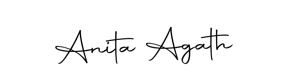 You can use this online signature creator to create a handwritten signature for the name Anita Agath. This is the best online autograph maker. Anita Agath signature style 10 images and pictures png