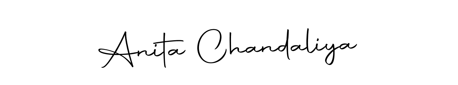 Make a beautiful signature design for name Anita Chandaliya. With this signature (Autography-DOLnW) style, you can create a handwritten signature for free. Anita Chandaliya signature style 10 images and pictures png