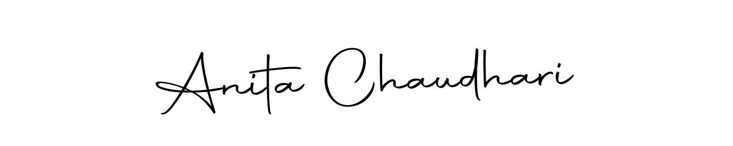 Also we have Anita Chaudhari name is the best signature style. Create professional handwritten signature collection using Autography-DOLnW autograph style. Anita Chaudhari signature style 10 images and pictures png