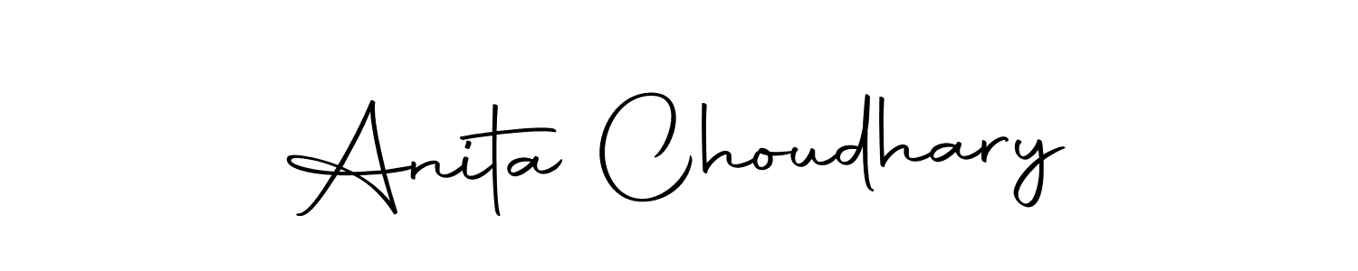 It looks lik you need a new signature style for name Anita Choudhary. Design unique handwritten (Autography-DOLnW) signature with our free signature maker in just a few clicks. Anita Choudhary signature style 10 images and pictures png