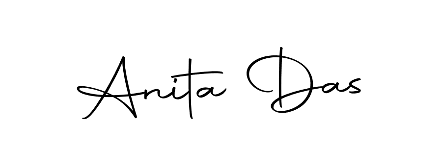 Anita Das stylish signature style. Best Handwritten Sign (Autography-DOLnW) for my name. Handwritten Signature Collection Ideas for my name Anita Das. Anita Das signature style 10 images and pictures png