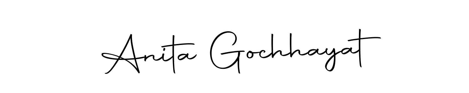 Make a beautiful signature design for name Anita Gochhayat. With this signature (Autography-DOLnW) style, you can create a handwritten signature for free. Anita Gochhayat signature style 10 images and pictures png