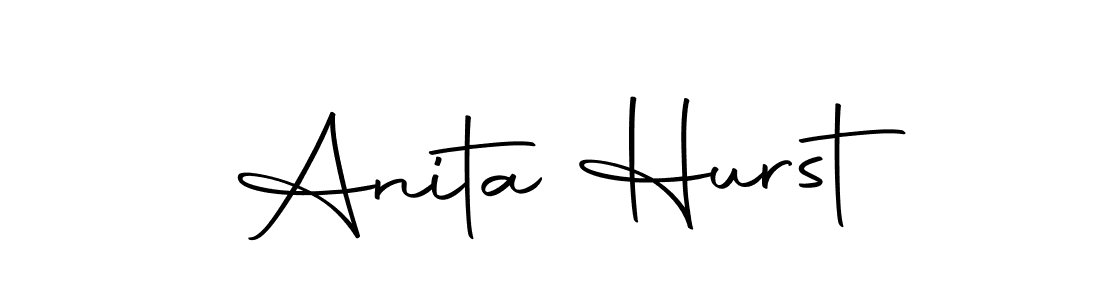 Make a short Anita Hurst signature style. Manage your documents anywhere anytime using Autography-DOLnW. Create and add eSignatures, submit forms, share and send files easily. Anita Hurst signature style 10 images and pictures png