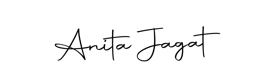 Make a beautiful signature design for name Anita Jagat. With this signature (Autography-DOLnW) style, you can create a handwritten signature for free. Anita Jagat signature style 10 images and pictures png