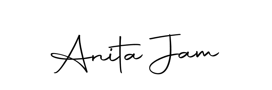 How to make Anita Jam signature? Autography-DOLnW is a professional autograph style. Create handwritten signature for Anita Jam name. Anita Jam signature style 10 images and pictures png