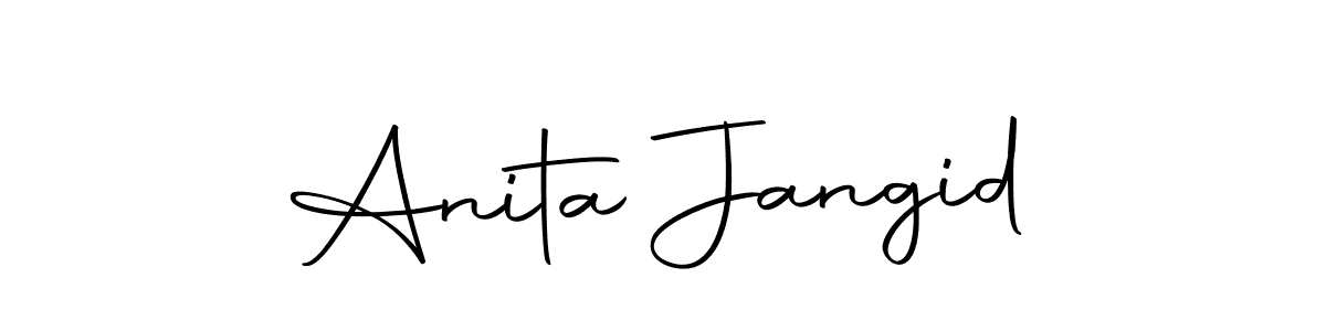 Make a short Anita Jangid signature style. Manage your documents anywhere anytime using Autography-DOLnW. Create and add eSignatures, submit forms, share and send files easily. Anita Jangid signature style 10 images and pictures png