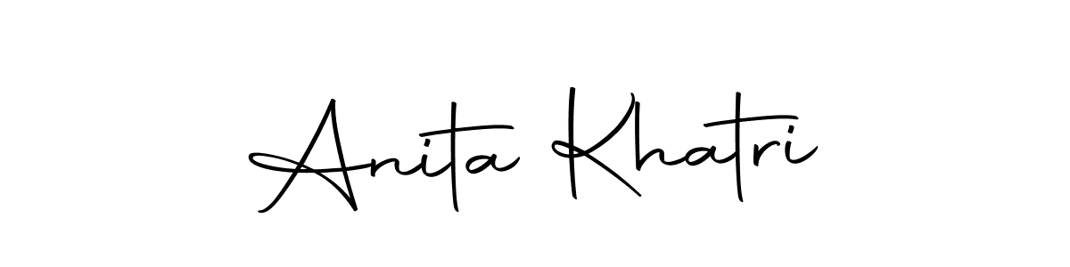 Also we have Anita Khatri name is the best signature style. Create professional handwritten signature collection using Autography-DOLnW autograph style. Anita Khatri signature style 10 images and pictures png